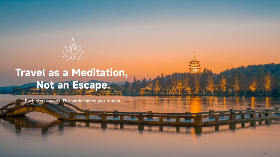 7-Day Putuo Mountain lakeside pagoda view, Zen meditation tour with Lotus & Jade Journeys