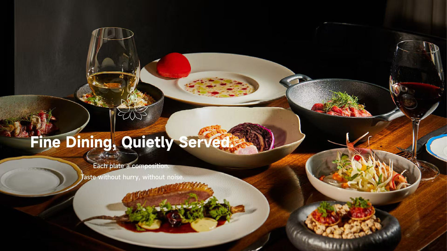 Michelin-starred fine dining experience, quiet gourmet journey with Lotus & Jade Journeys