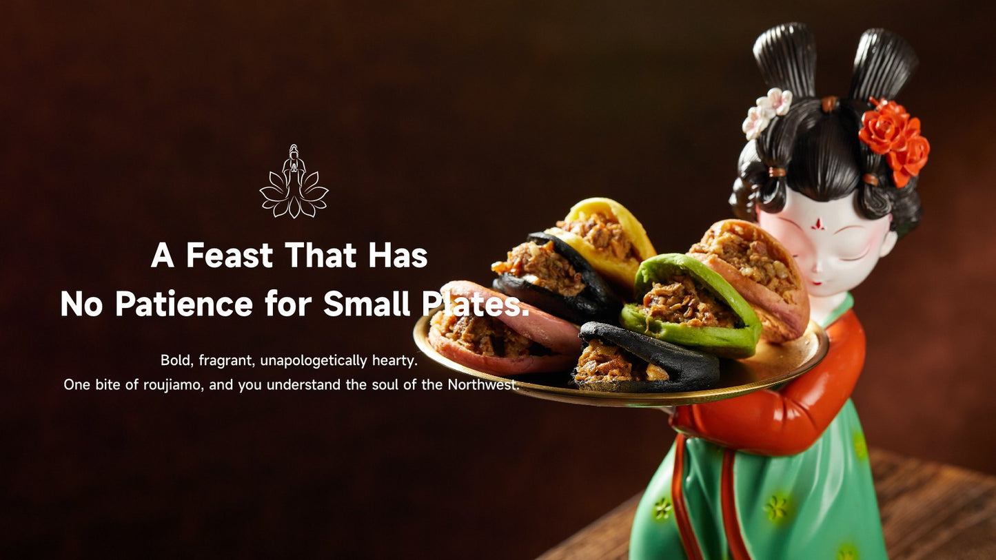 Xi'an roujiamo food experience, authentic Shaanxi cuisine with Lotus & Jade Journeys